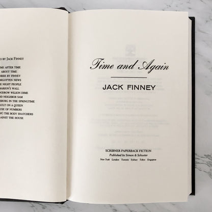 Time and Again by Jack Finney [HARDCOVER REISSUE / 1995]
