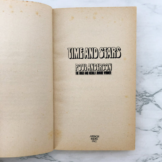 Time and Stars by Poul Anderson [1975 PAPERBACK]