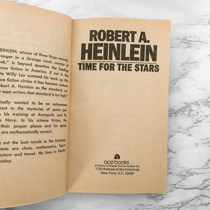 Time for the Stars by Robert A. Heinlein [FIRST PAPERBACK PRINTING] 1956
