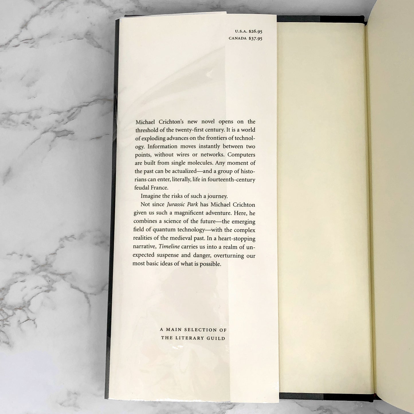 Timeline by Michael Crichton SIGNED! [FIRST EDITION • FIRST PRINTING] 1999