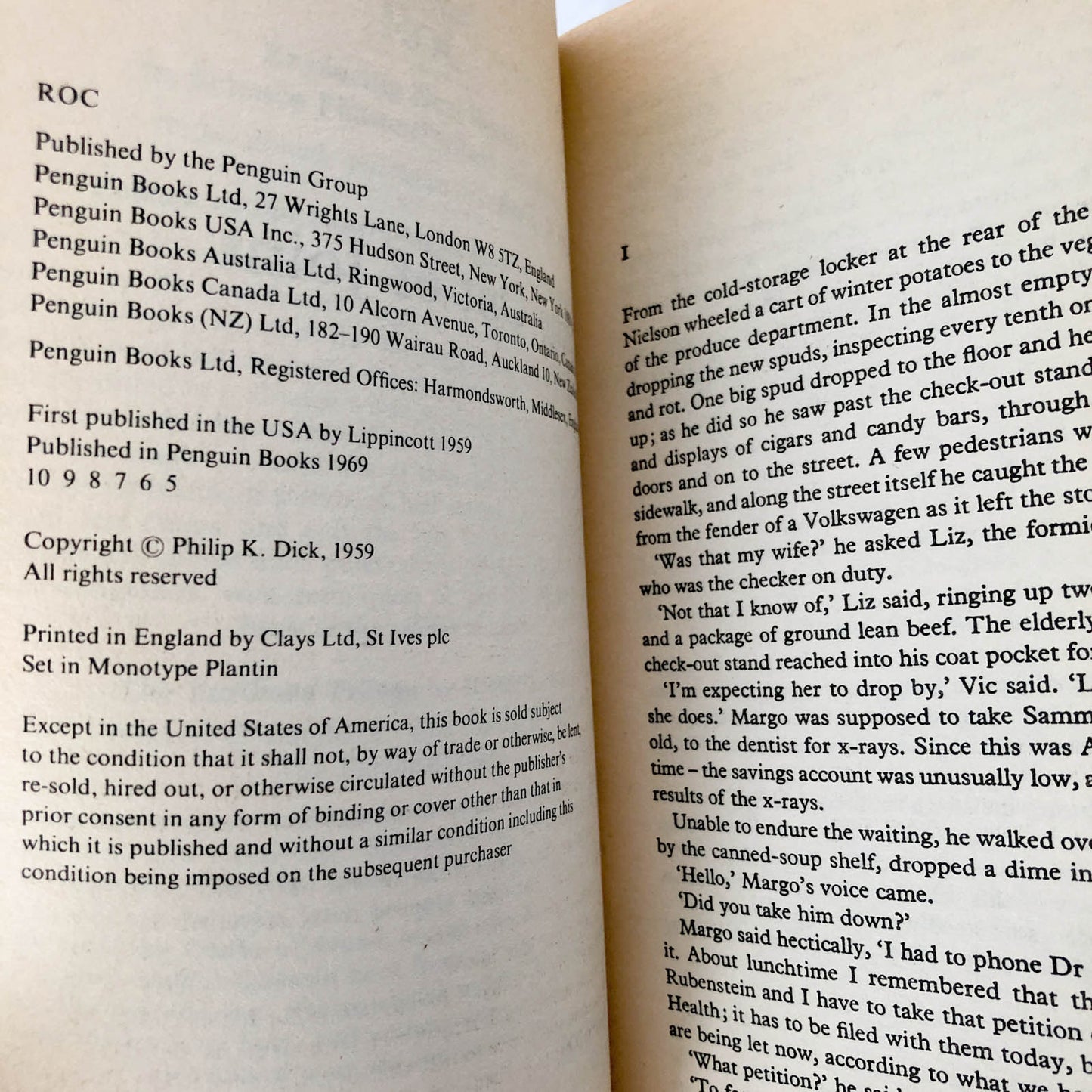 Time Out of Joint by Philip K. Dick [U.K. PAPERBACK / 1992]