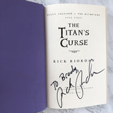 The Titan's Curse by Rick Riordan [SIGNED FIRST EDITION] - Bookshop Apocalypse