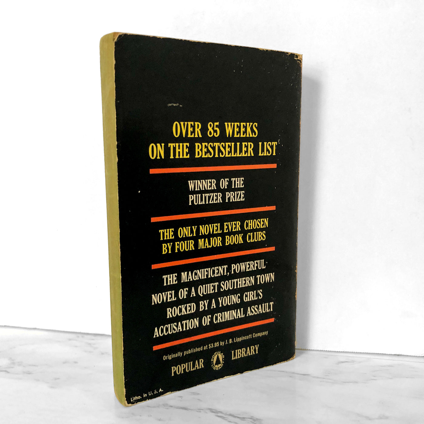 To Kill a Mockingbird by Harper Lee [1962 FIRST PAPERBACK PRINTING]