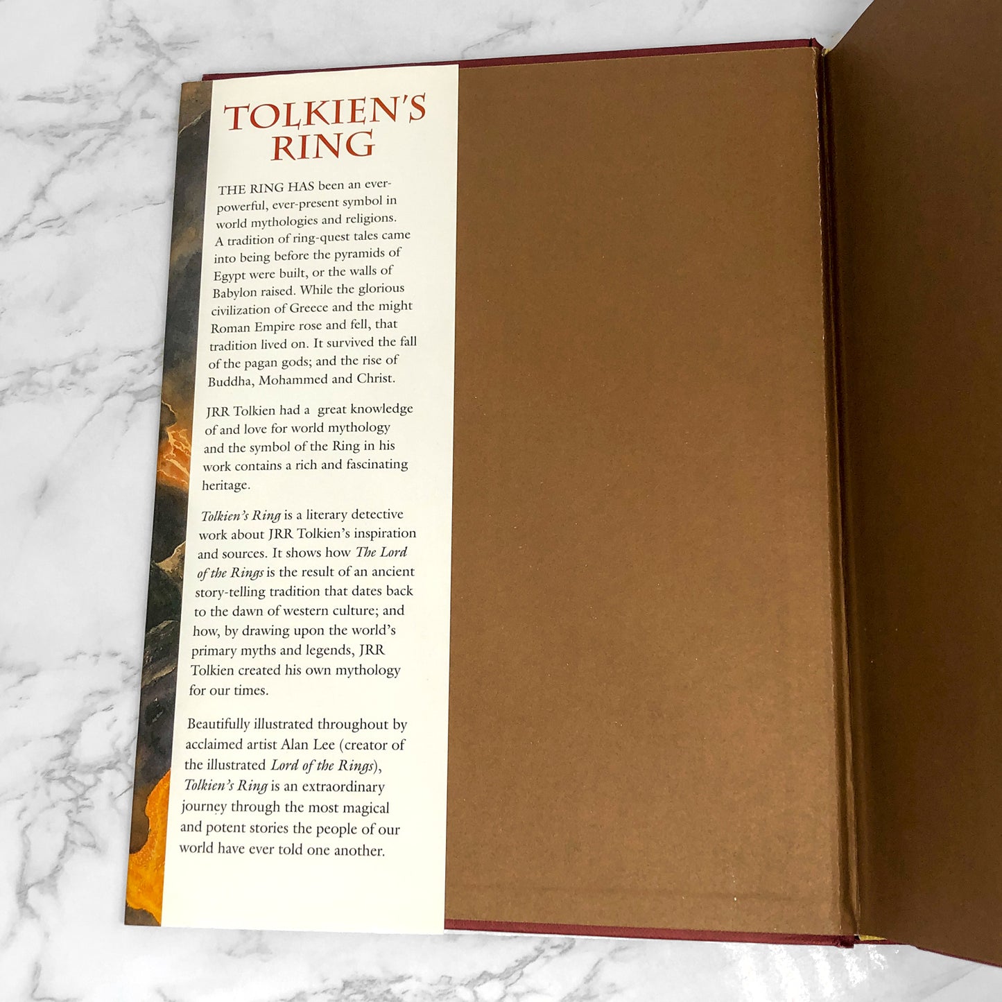 Tolkien's Ring by David Day & Allan Lee [HARDCOVER RE-ISSUE] 1999 • B&N