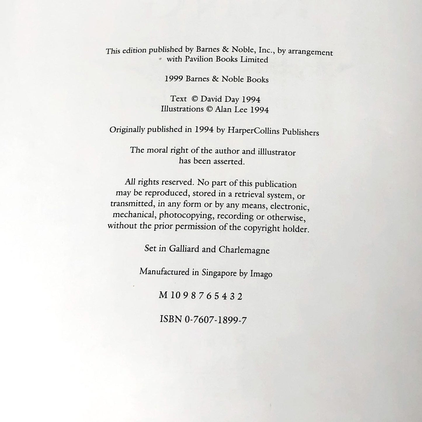 Tolkien's Ring by David Day & Allan Lee [HARDCOVER RE-ISSUE] 1999 • B&N