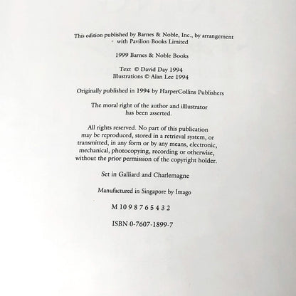 Tolkien's Ring by David Day & Allan Lee [HARDCOVER RE-ISSUE] 1999 • B&N