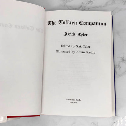 The Tolkien Companion by J.E.A. Tyler [HARDCOVER RE-ISSUE] 2000 • Gramercy Books