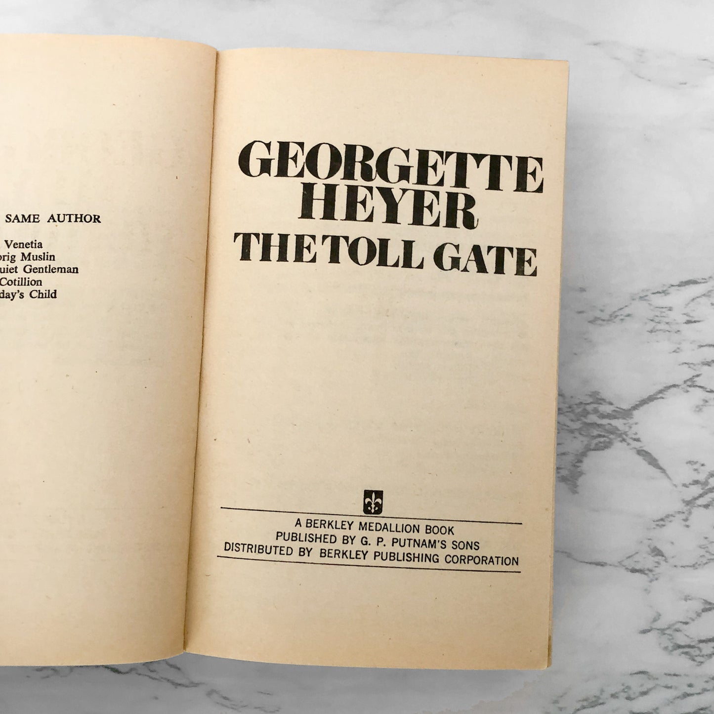 The Toll Gate by Georgette Heyer [1973 PAPERBACK]