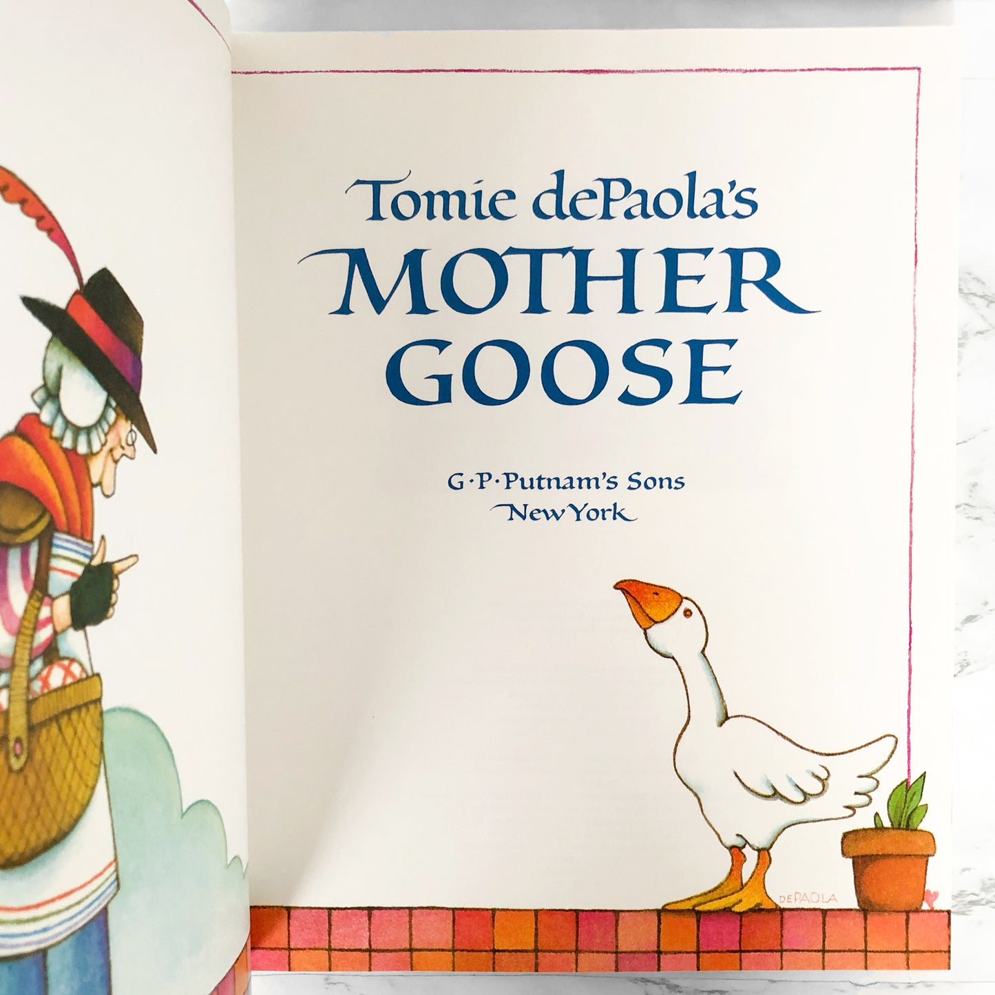 Tomie dePaola's Mother Goose SIGNED! [FIRST EDITION] 1985