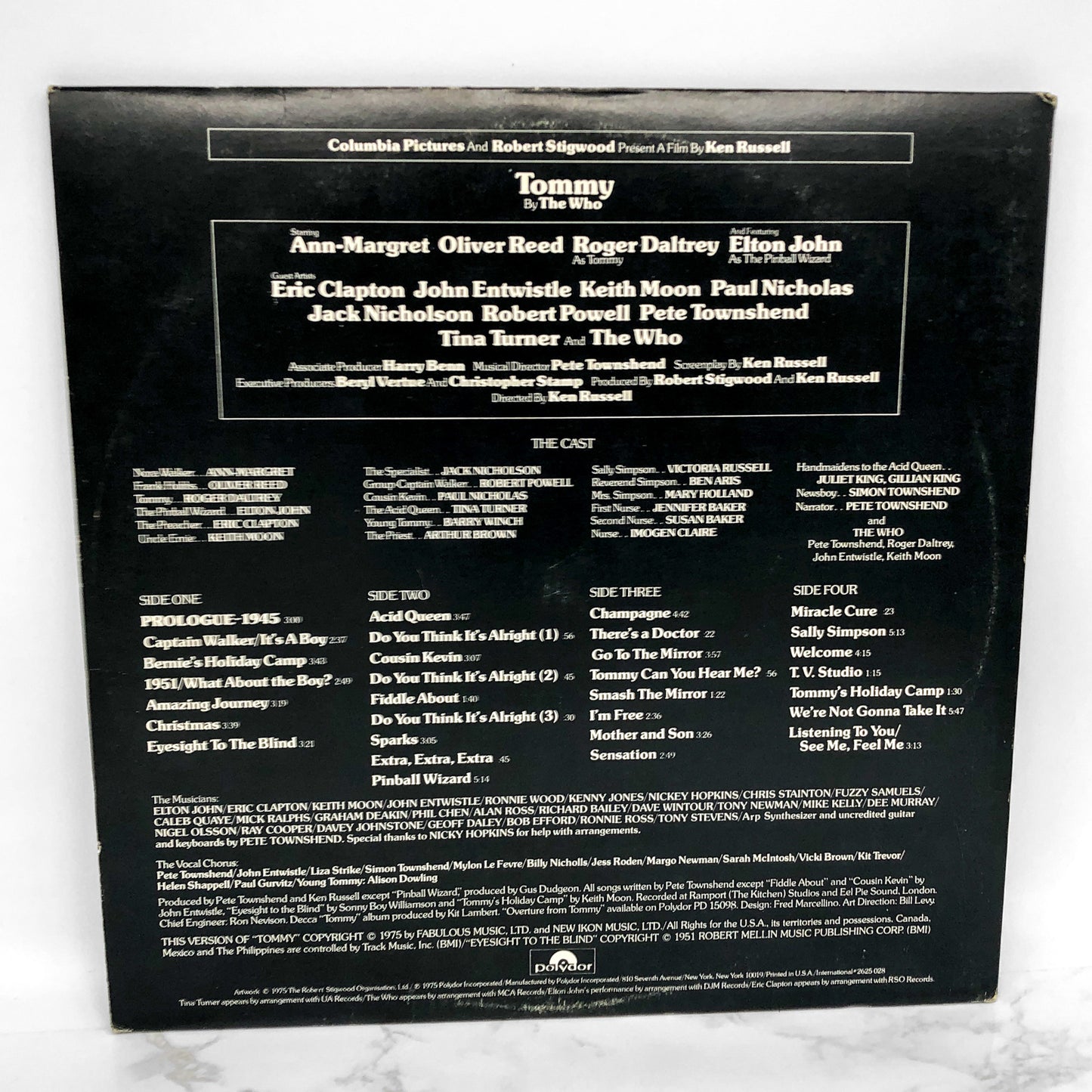 Tommy – Original Motion Picture Soundtrack Recording [VINYL LP] 1975 • Polydor