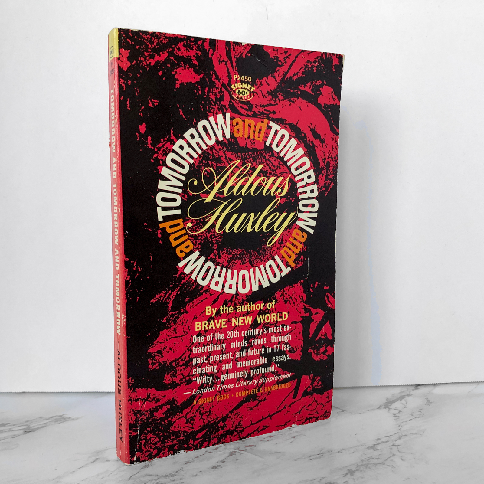 Tomorrow and Tomorrow and Tomorrow & Other Essays by Aldous Huxley [1964 PAPERBACK] - Bookshop Apocalypse