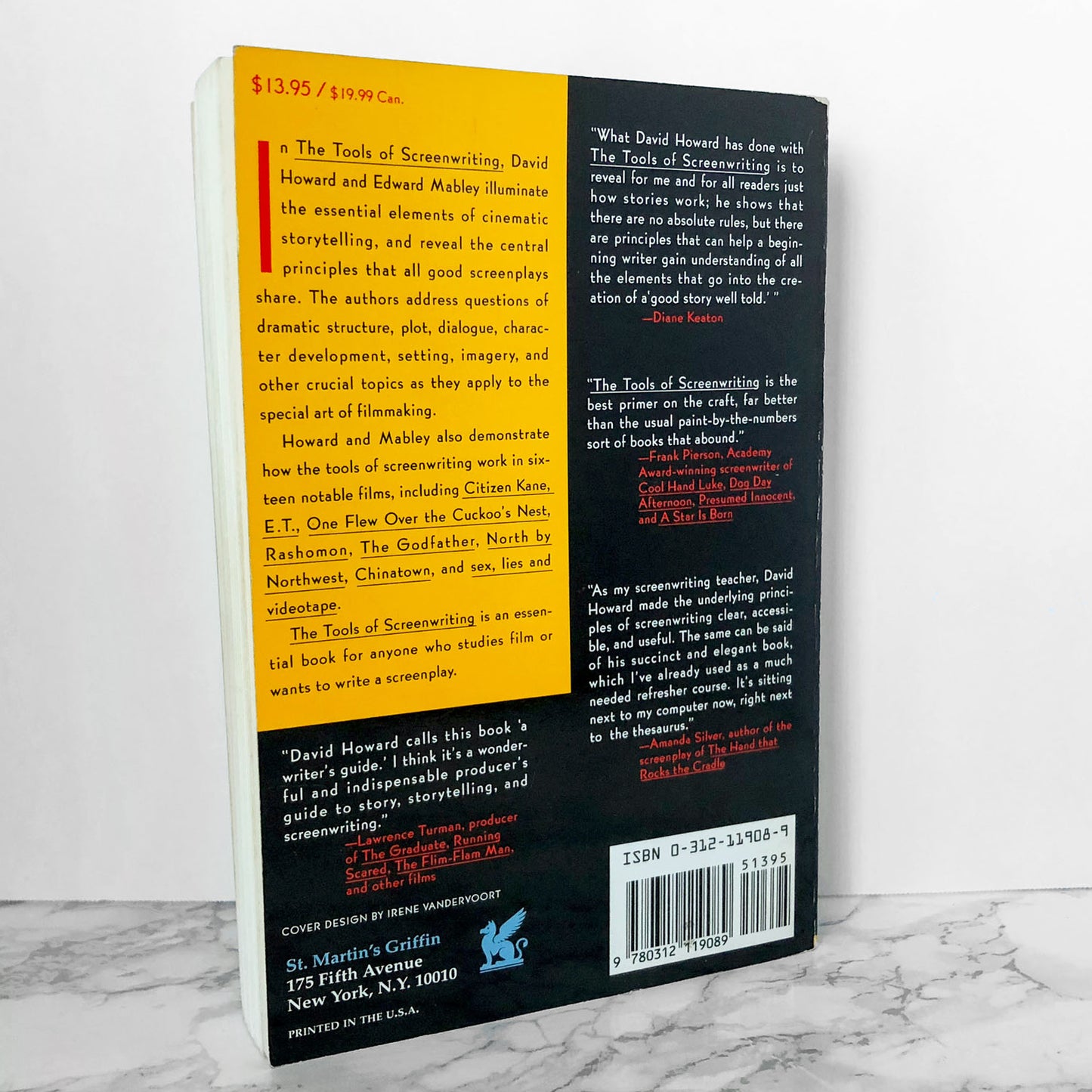 The Tools of Screenwriting by David Howard & Edward Mabley [1995 TRADE PAPERBACK]