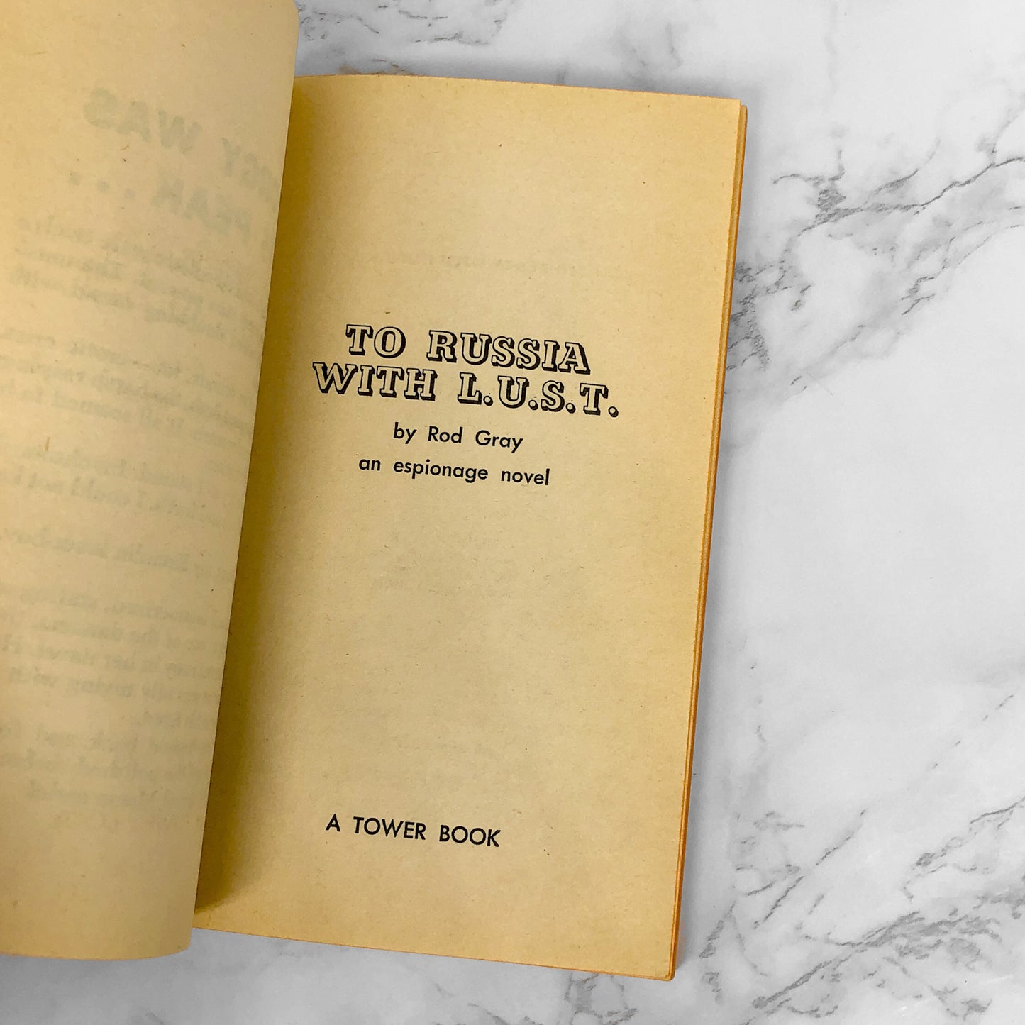 To Russia with L.U.S.T. by Rod Grayn [1968 SLEAZE PAPERBACK]