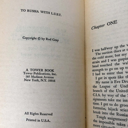 To Russia with L.U.S.T. by Rod Grayn [1968 SLEAZE PAPERBACK]