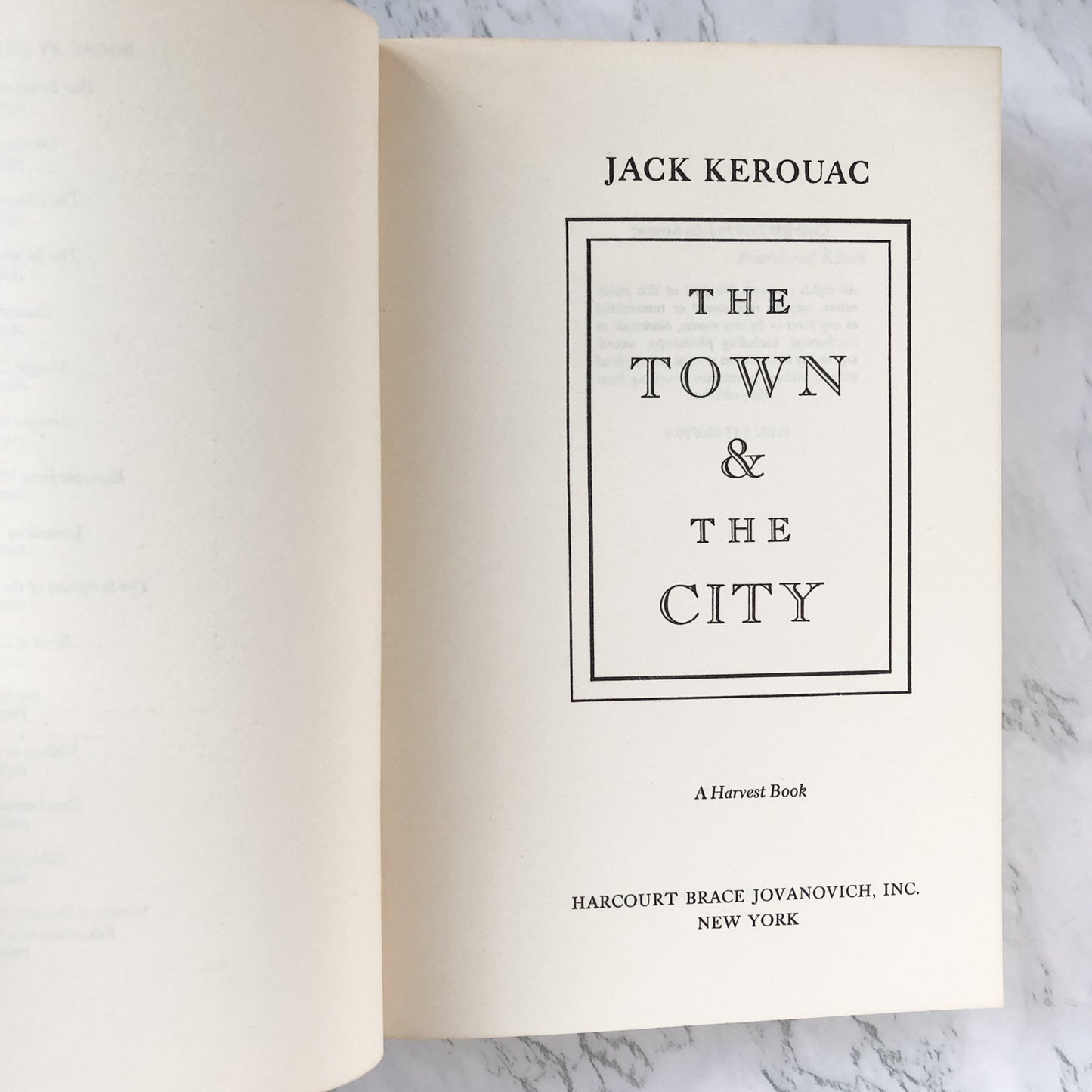 The Town and the City by Jack Kerouac [1950 FIRST PAPERBACK EDITION] - Bookshop Apocalypse