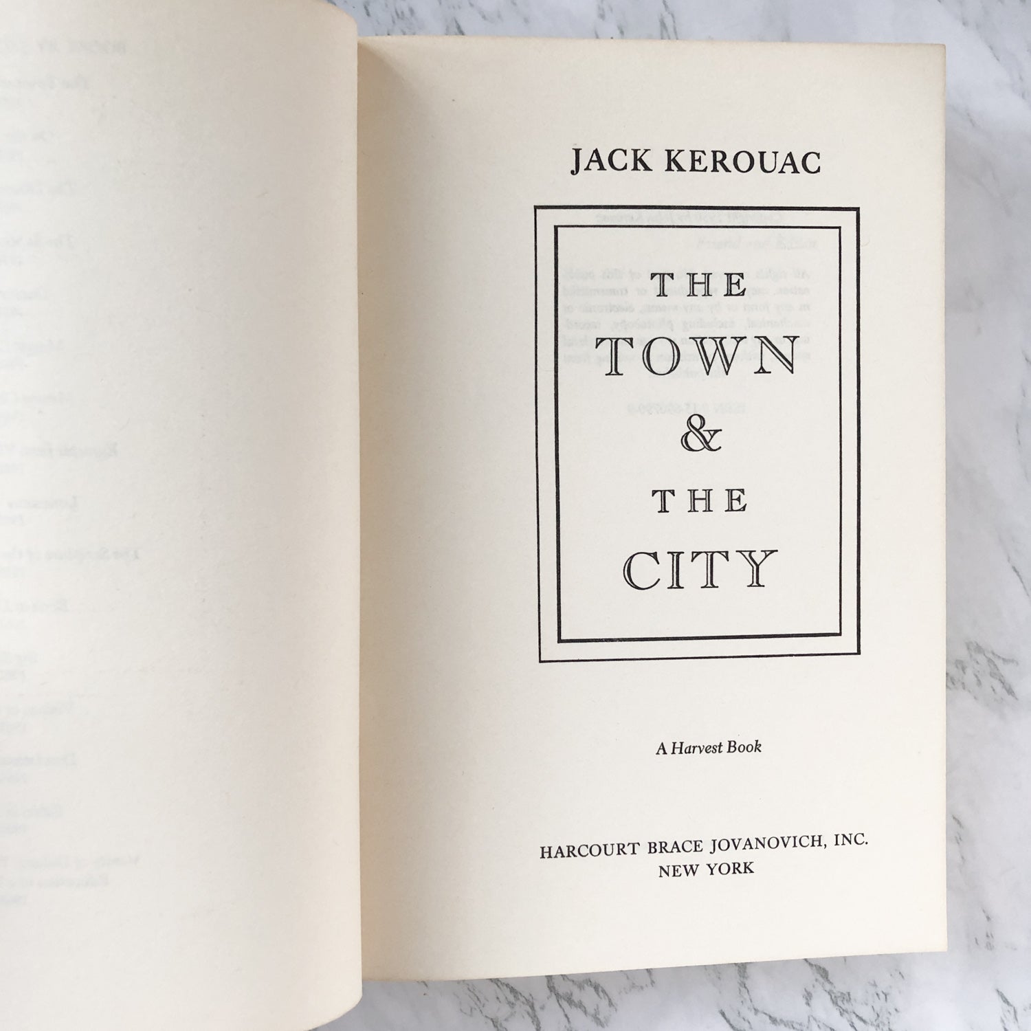The Town and the City by Jack Kerouac [1950 FIRST PAPERBACK EDITION] - Bookshop Apocalypse