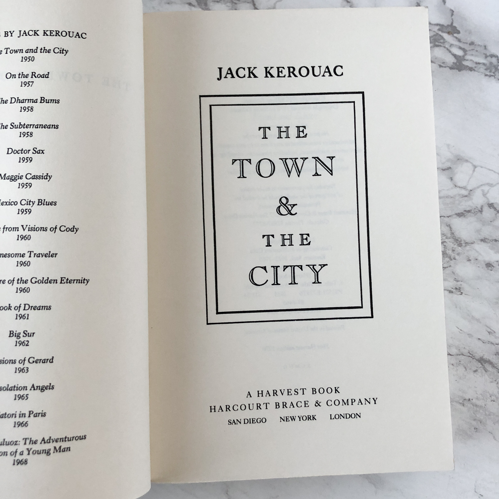 The Town and the City by Jack Kerouac [1983 TRADE PAPERBACK] - Bookshop Apocalypse