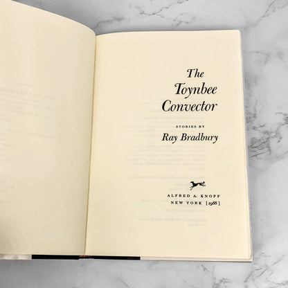 The Toynbee Convector by Ray Bradbury [FIRST EDITION • FIRST PRINTING] • 1988