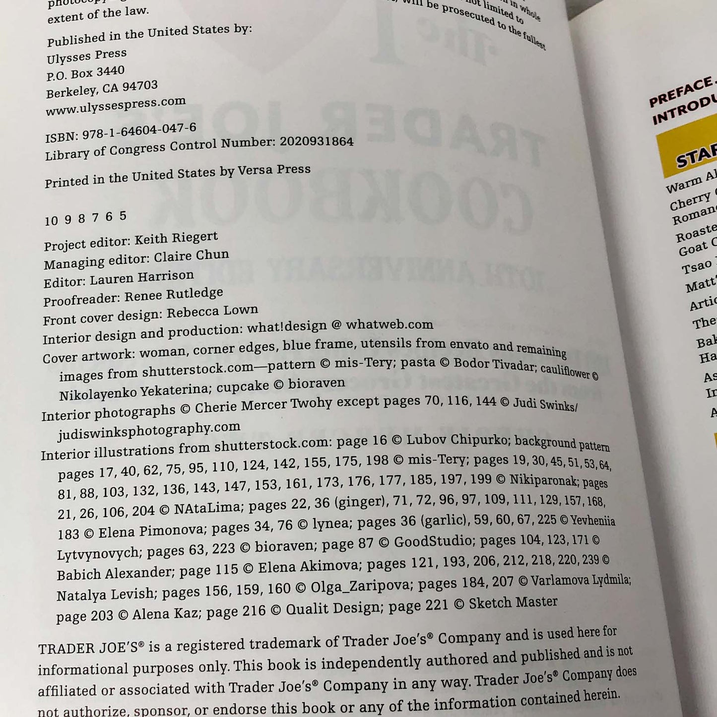 The I Love Trader Joe's Cookbook by Cherie Mercer Twohy [10th ANNIVERSARY EDITION]