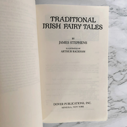 Traditional Irish Fairy Tales by James Stephens & Arthur Rackham [TRADE PAPERBACK / 1996]