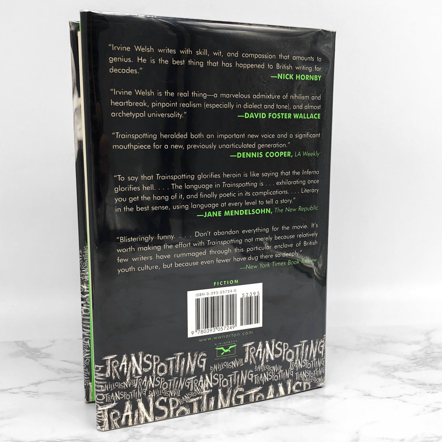 Trainspotting by Irvine Welsh [FIRST EDITION HARDCOVER] 2002 • First Printing • Norton