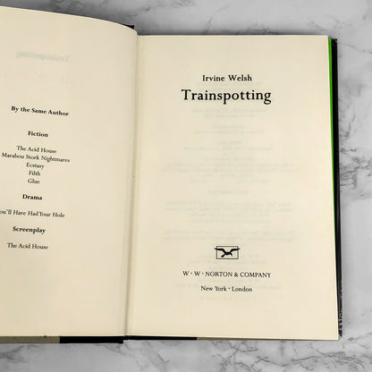 Trainspotting by Irvine Welsh [FIRST EDITION HARDCOVER] 2002 • First Printing • Norton