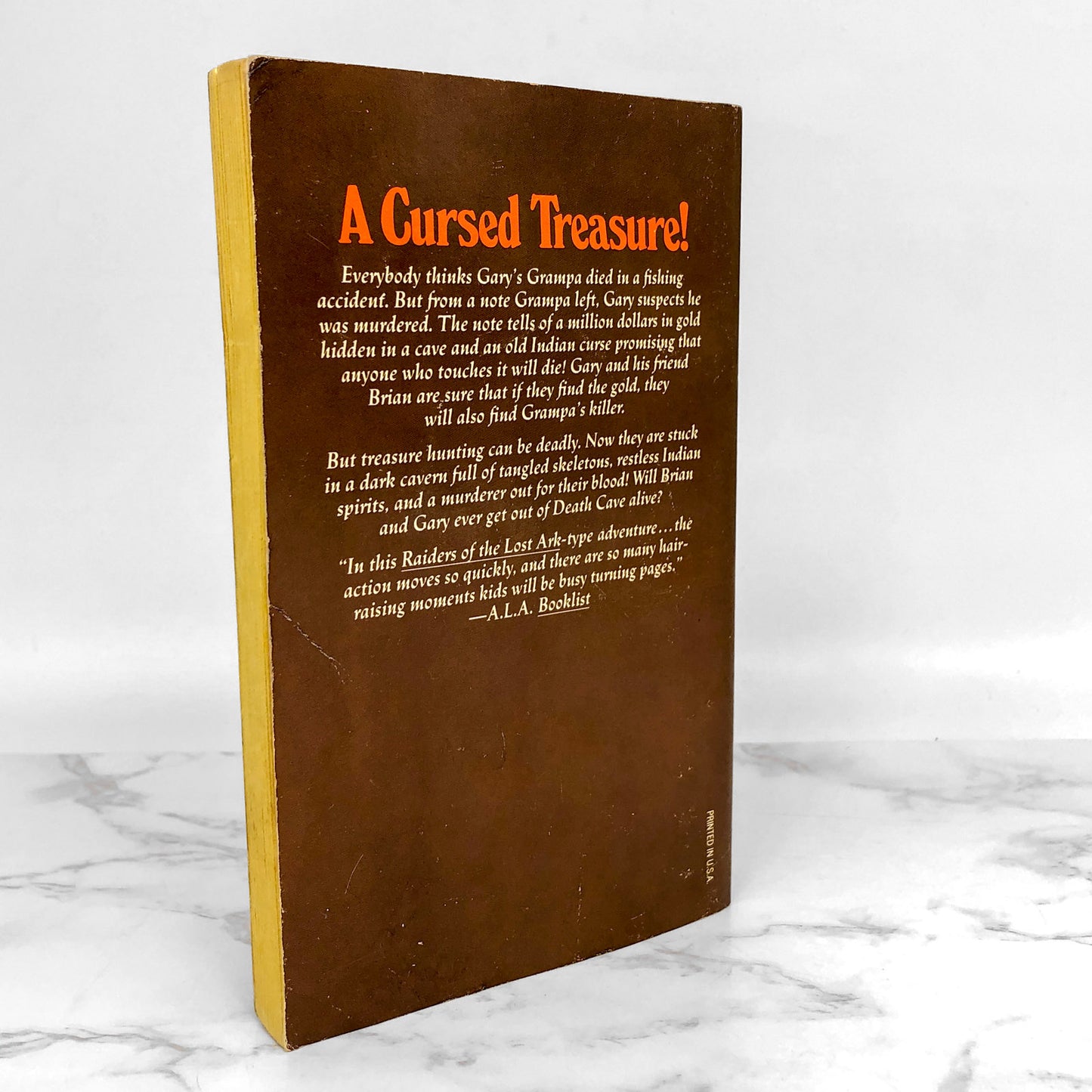 Trapped in Death Cave by Bill Wallace [FIRST EDITION PAPERBACK] 1985