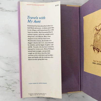 Travels With My Aunt by Graham Greene [FIRST BOOK CLUB EDITION / 1970]