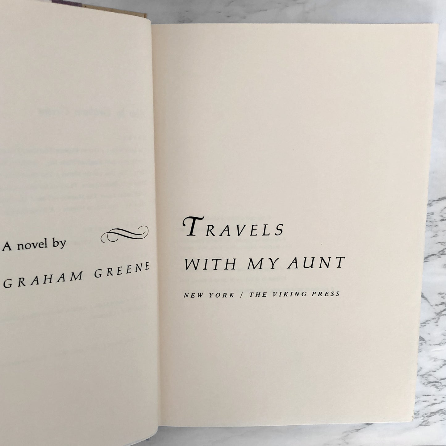 Travels With My Aunt by Graham Greene [FIRST BOOK CLUB EDITION / 1970]