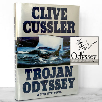 Trojan Odyssey by Clive Cussler SIGNED! [FIRST EDITION / FIRST PRINTING] 2003