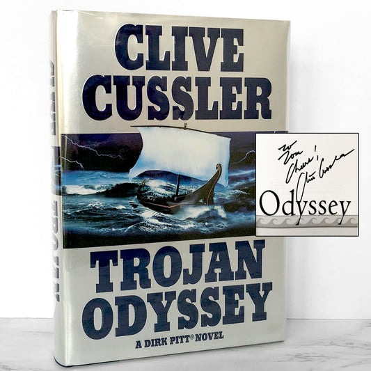 Trojan Odyssey by Clive Cussler SIGNED! [FIRST EDITION / FIRST PRINTING] 2003