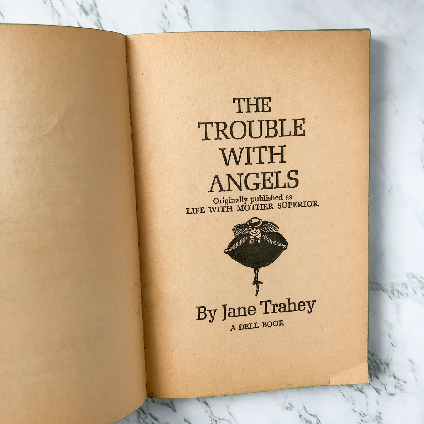 The Trouble With Angels by Jane Trahey [1966 PAPERBACK] - Bookshop Apocalypse