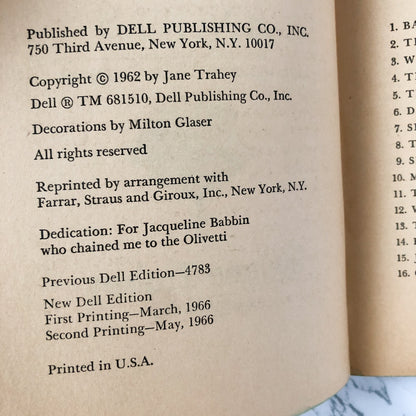 The Trouble With Angels by Jane Trahey [1966 PAPERBACK] - Bookshop Apocalypse