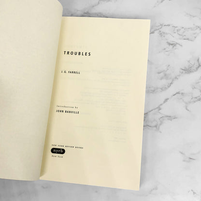 Troubles by J.G. Farrell [TRADE PAPERBACK] 2002 • NYRB