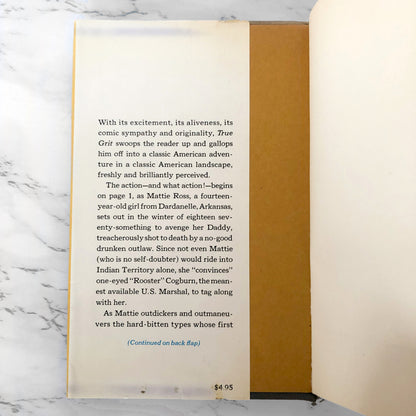 True Grit by Charles Portis [FIRST EDITION / 1968]