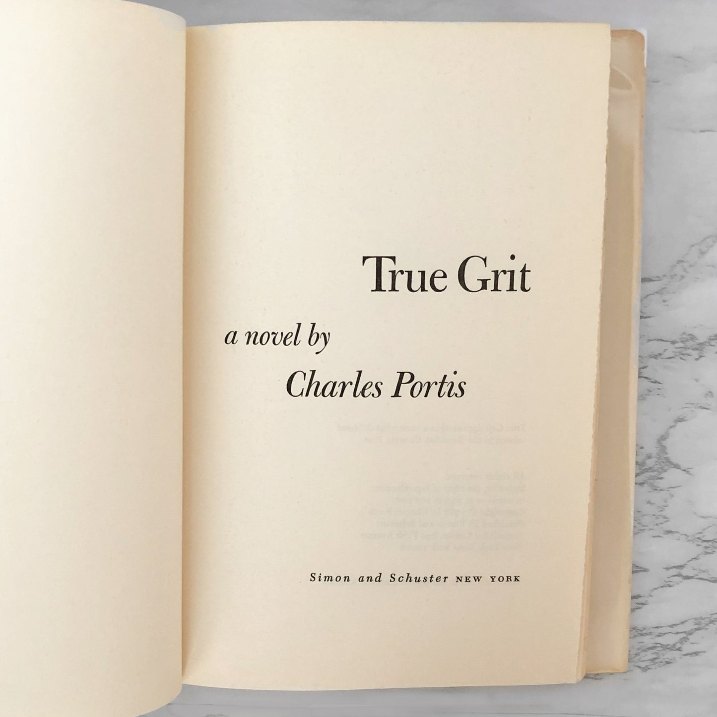 True Grit by Charles Portis [1968 HARDCOVER]