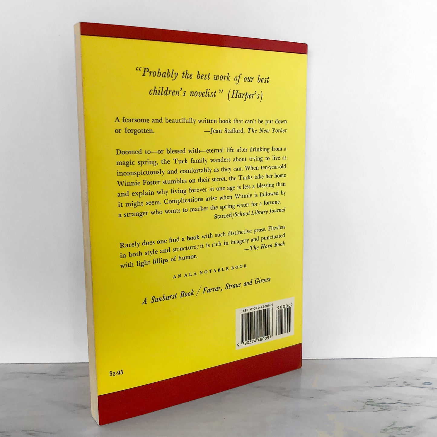 Tuck Everlasting by Natalie Babbitt [TRADE PAPERBACK] • 1985