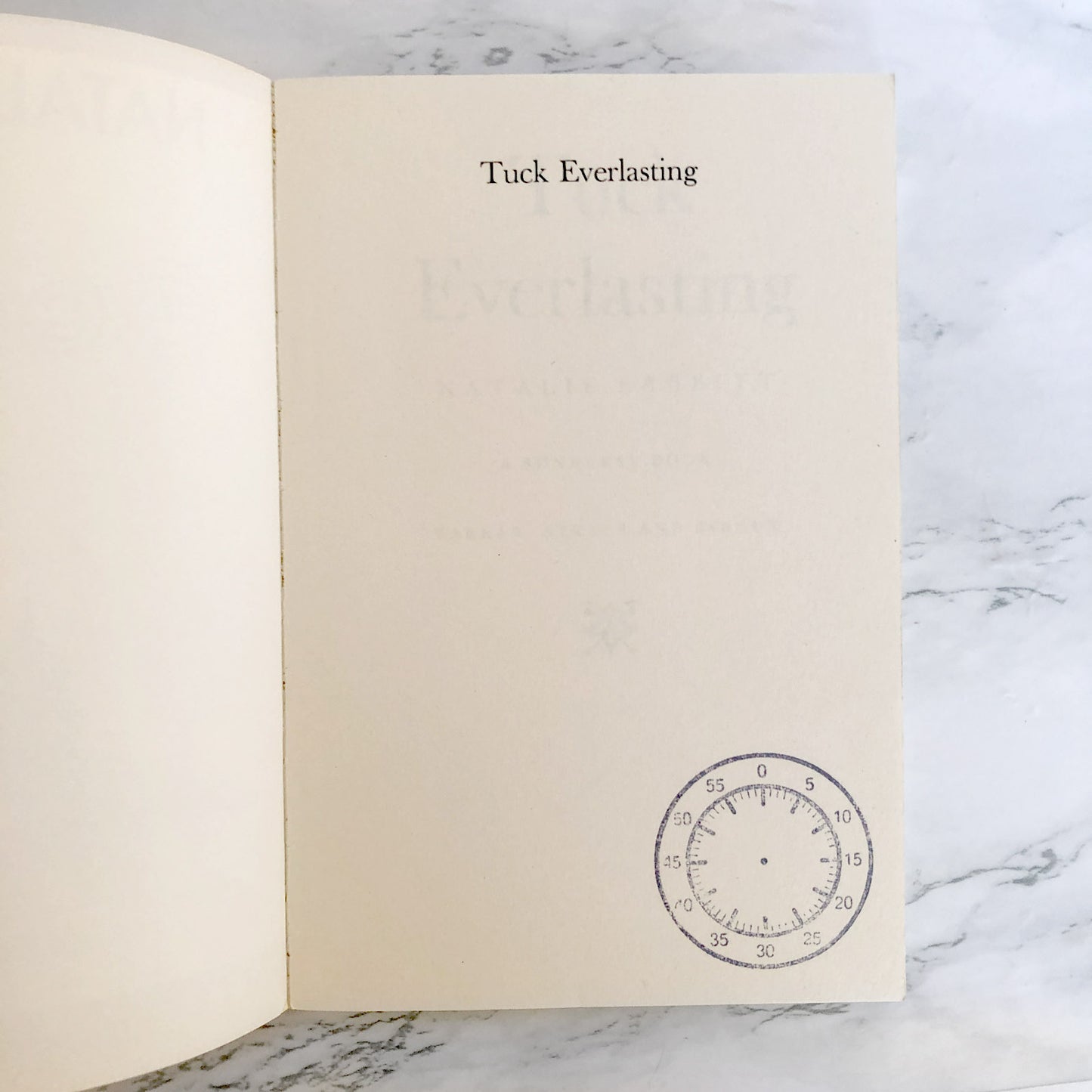 Tuck Everlasting by Natalie Babbitt [TRADE PAPERBACK] • 1985