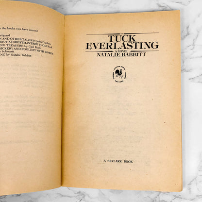 Tuck Everlasting by Natalie Babbitt [FIRST PAPERBACK EDITION] 1976