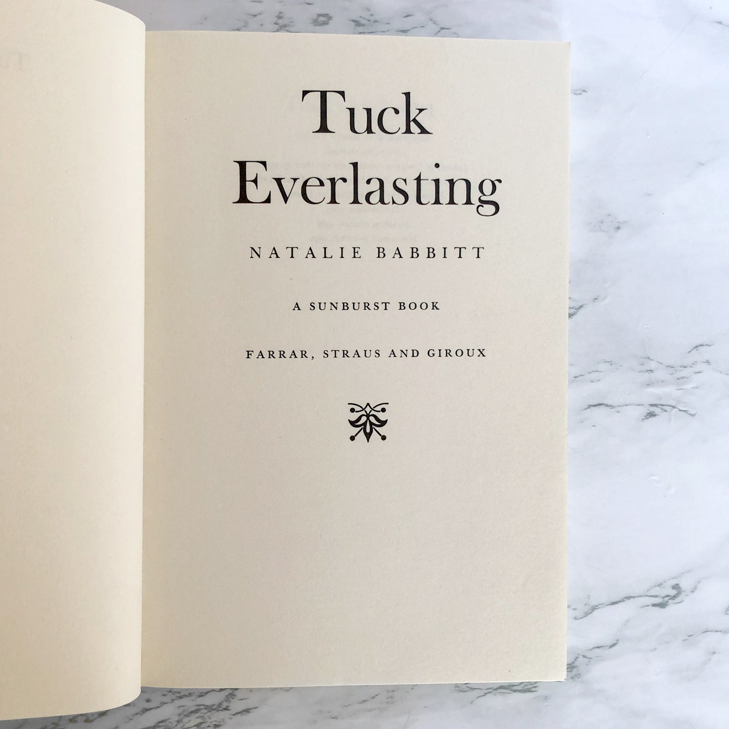 Tuck Everlasting by Natalie Babbitt [TRADE PAPERBACK] • 1985