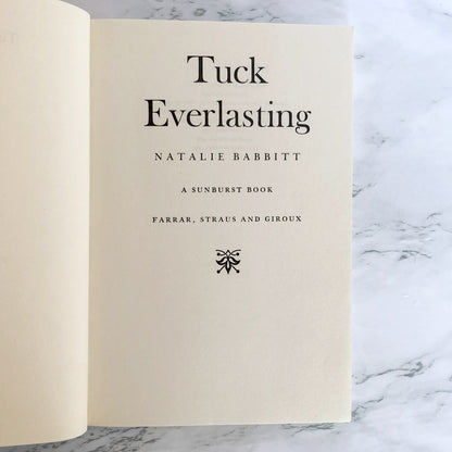 Tuck Everlasting by Natalie Babbitt [TRADE PAPERBACK] • 1985