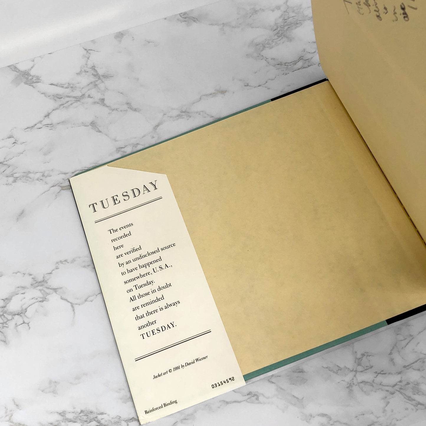 Tuesday by David Wiesner [FIRST EDITION] 1991