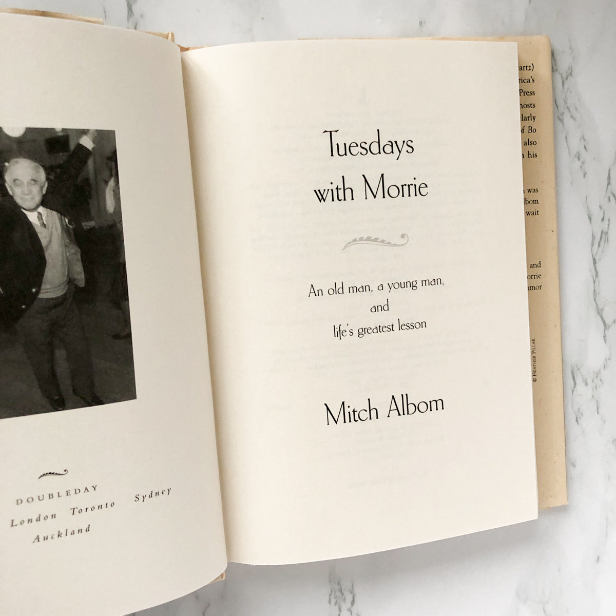 Tuesdays With Morrie by Mitch Albom [FIRST EDITION] - Bookshop Apocalypse