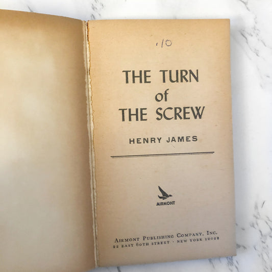 The Turn of the Screw by Henry James [1967 PAPERBACK] - Bookshop Apocalypse