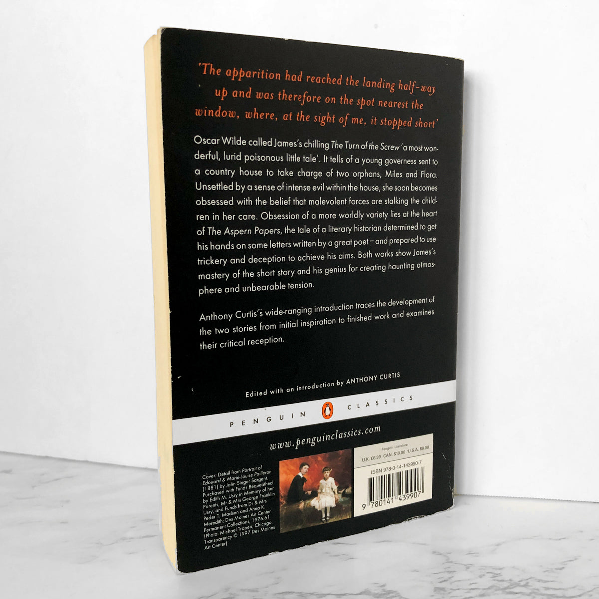 The Aspern Papers and The Turn of The Screw by Henry James [PENGUIN CLASSICS PAPERBACK] - Bookshop Apocalypse