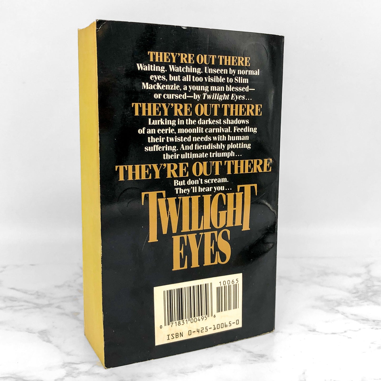 Twilight Eyes by Dean Koontz [FIRST PAPERBACK PRINTING] 1987 • Berkley