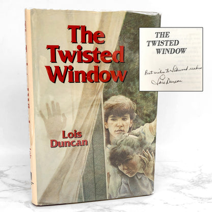 The Twisted Window by Lois Duncan SIGNED! [FIRST EDITION] 1987 • Delacorte Press