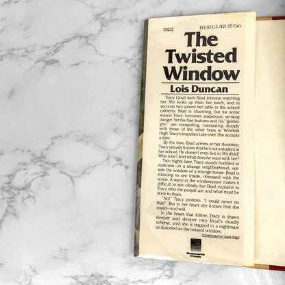 The Twisted Window by Lois Duncan SIGNED! [FIRST EDITION] 1987 • Delacorte Press