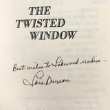 The Twisted Window by Lois Duncan SIGNED! [FIRST EDITION] 1987 • Delacorte Press