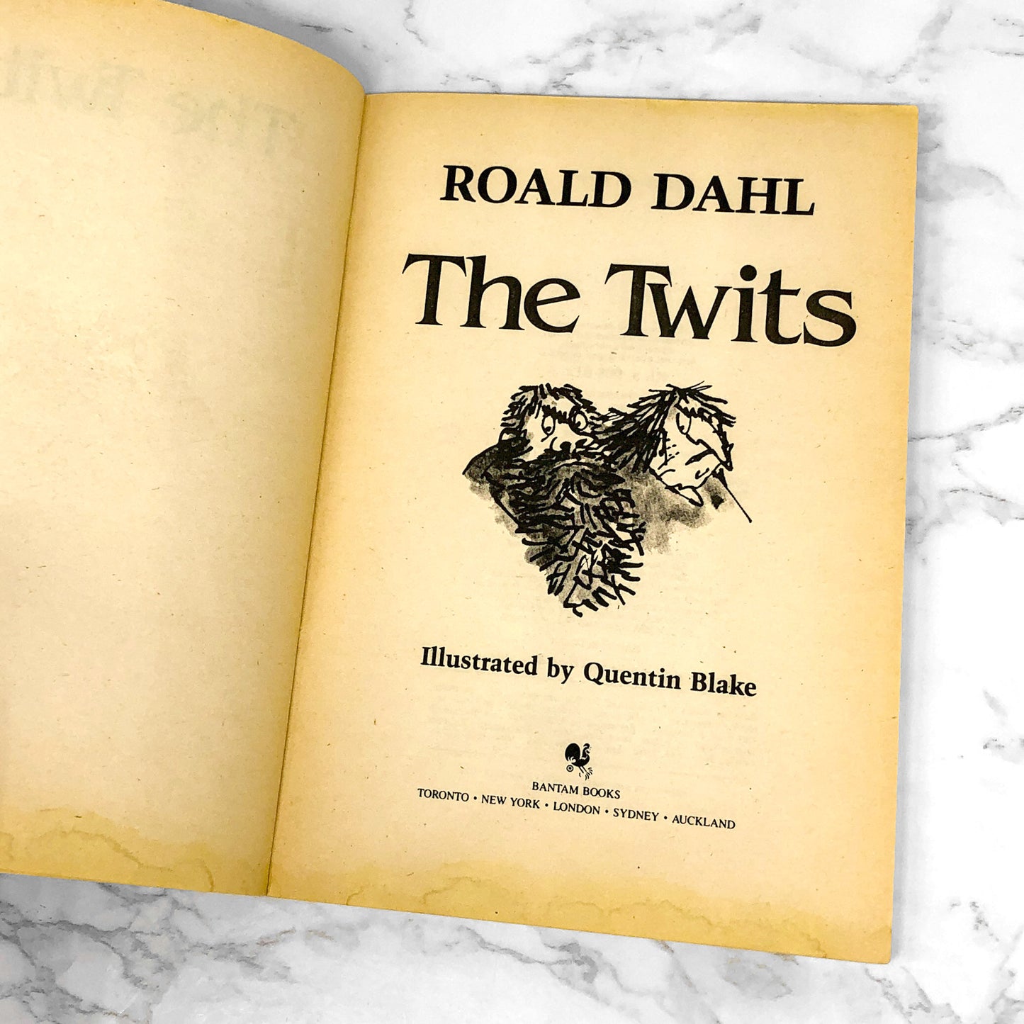 The Twits by Roald Dahl [FIRST PAPERBACK EDITION] 1982 • Bantam